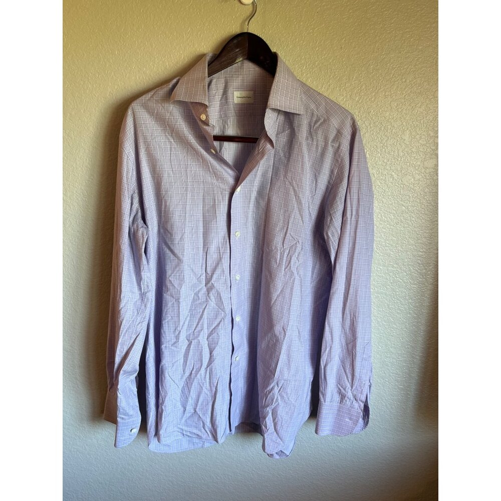 Ermenegildo‎ Zenga Long Sleeve Button Up Shirt - Size 16.5